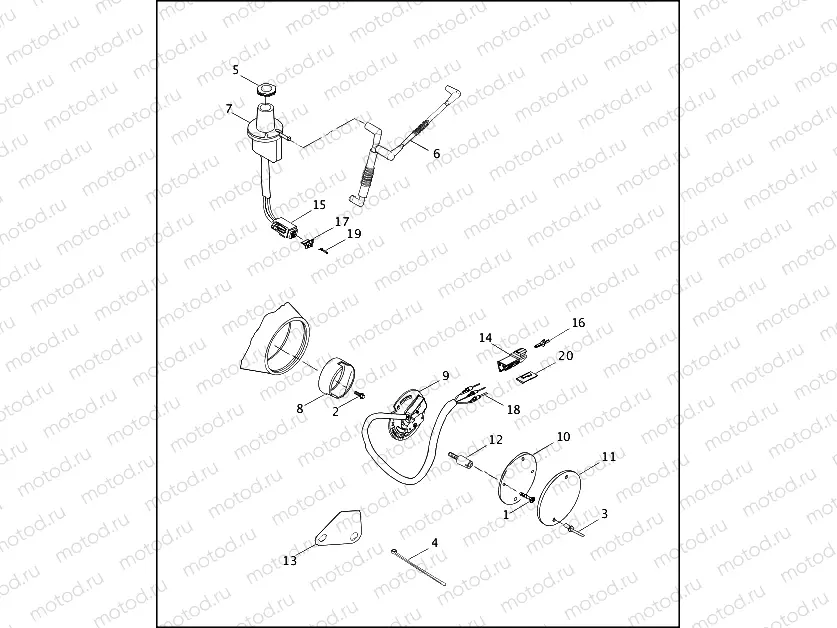 CAM POSITION SENSOR & VACUUM SWITCH