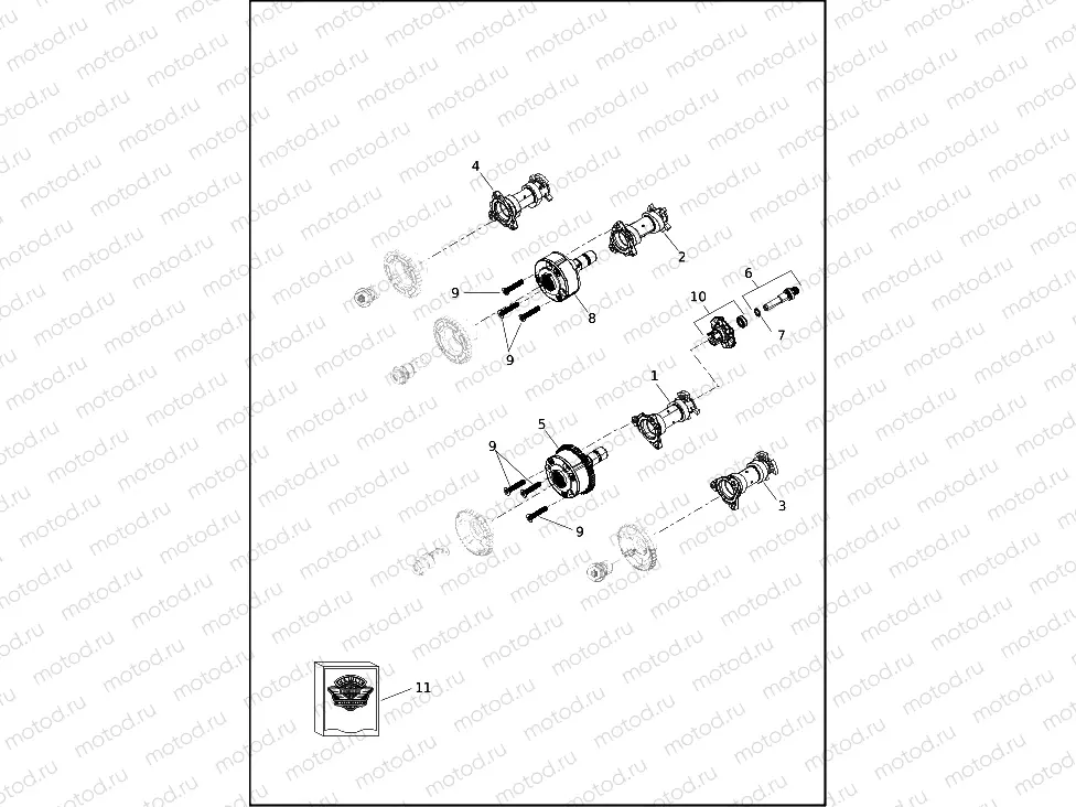 CAM SHAFT AND CAM PHASER