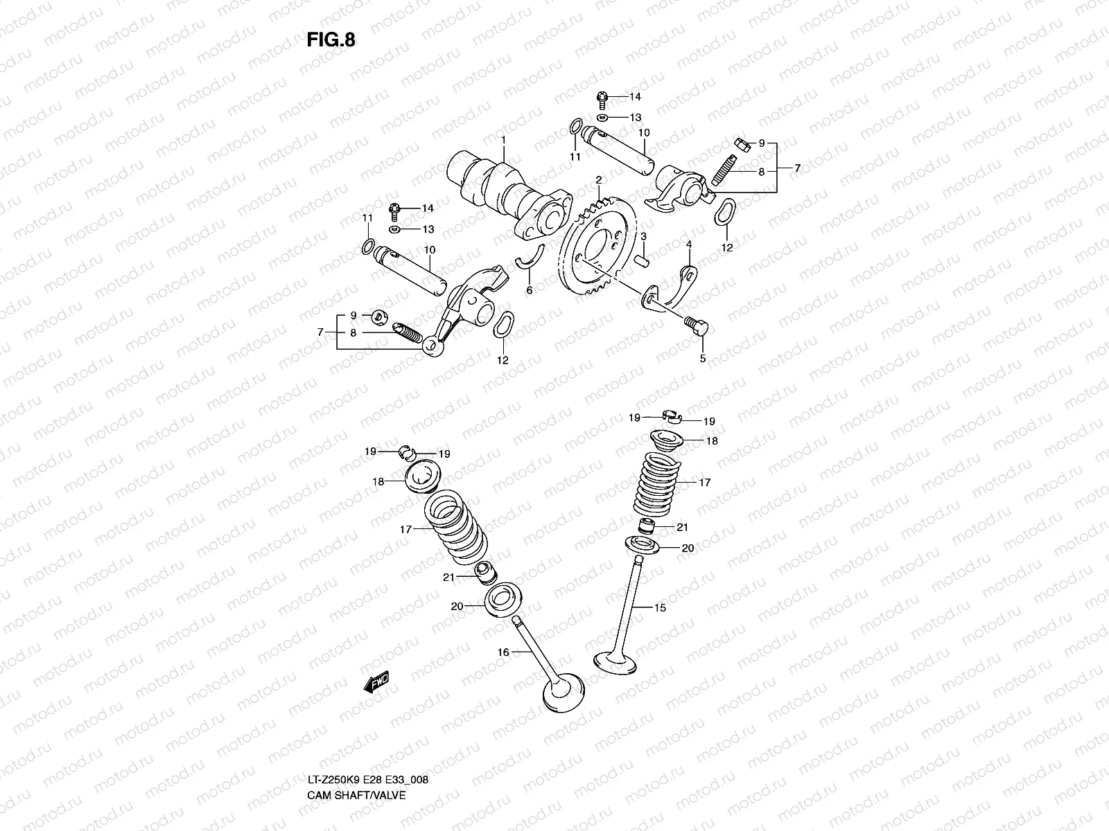 CAM SHAFT/VALVE