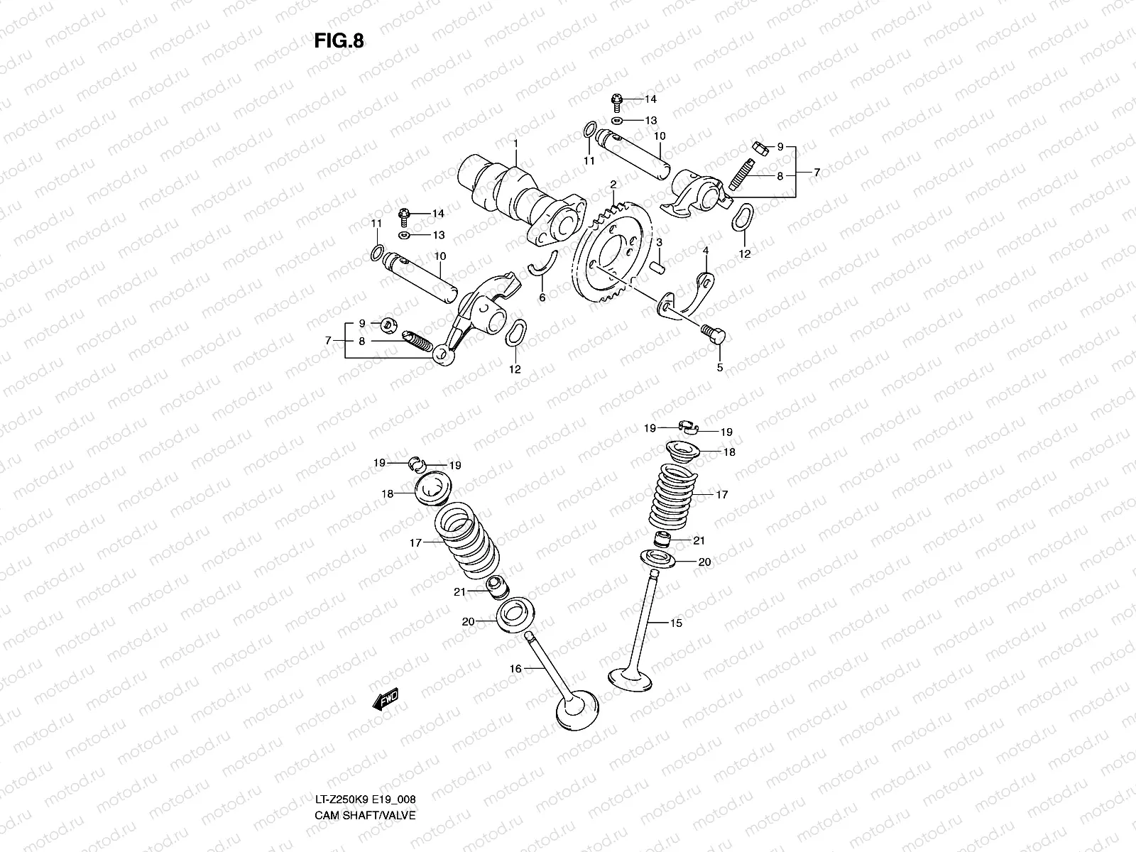 CAM SHAFT/VALVE