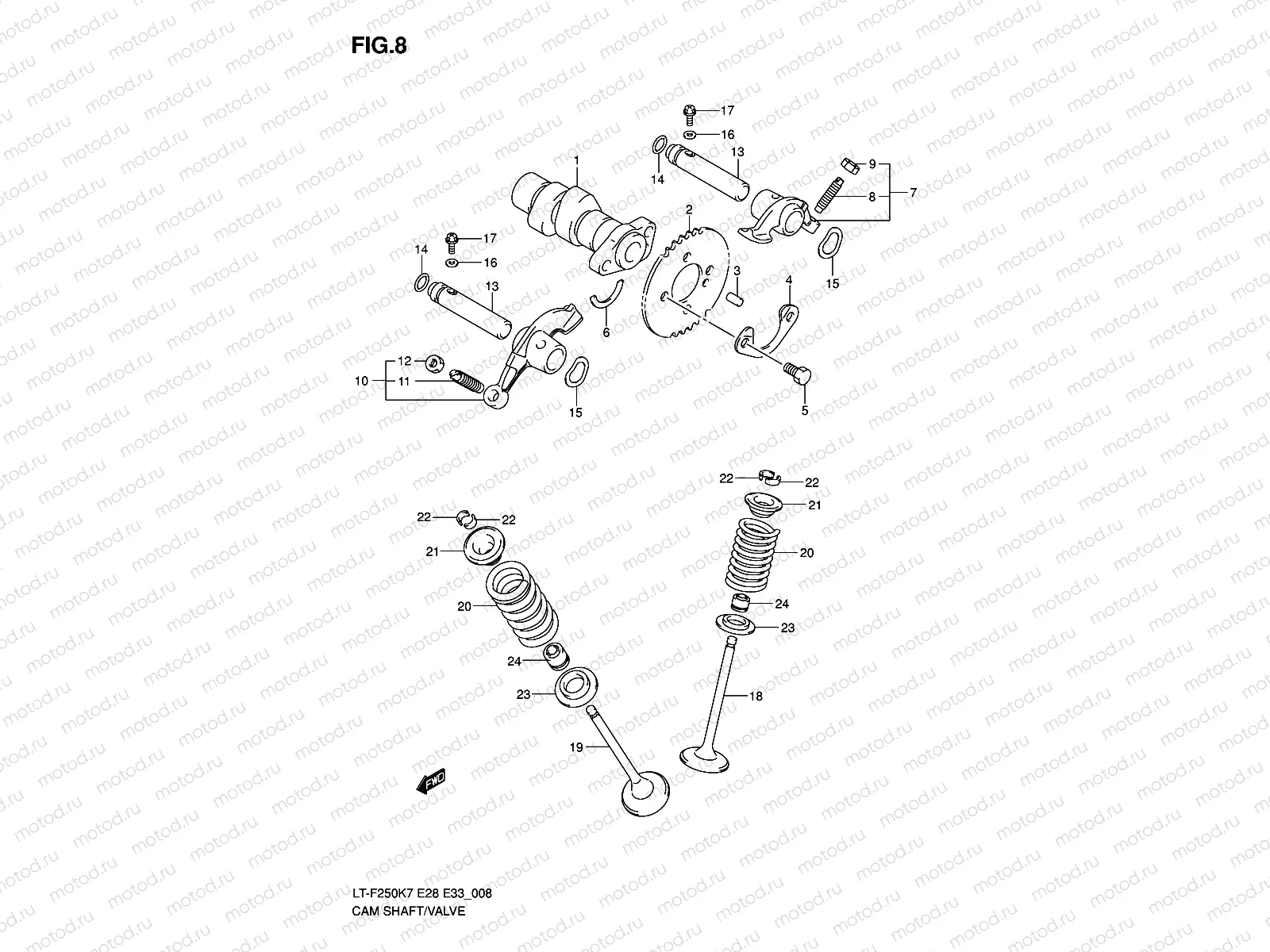 CAM SHAFT/VALVE
