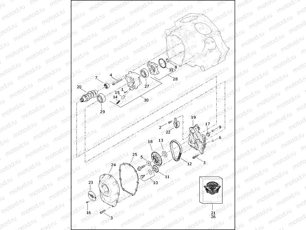 CAMSHAFT AND CAMSHAFT COVER