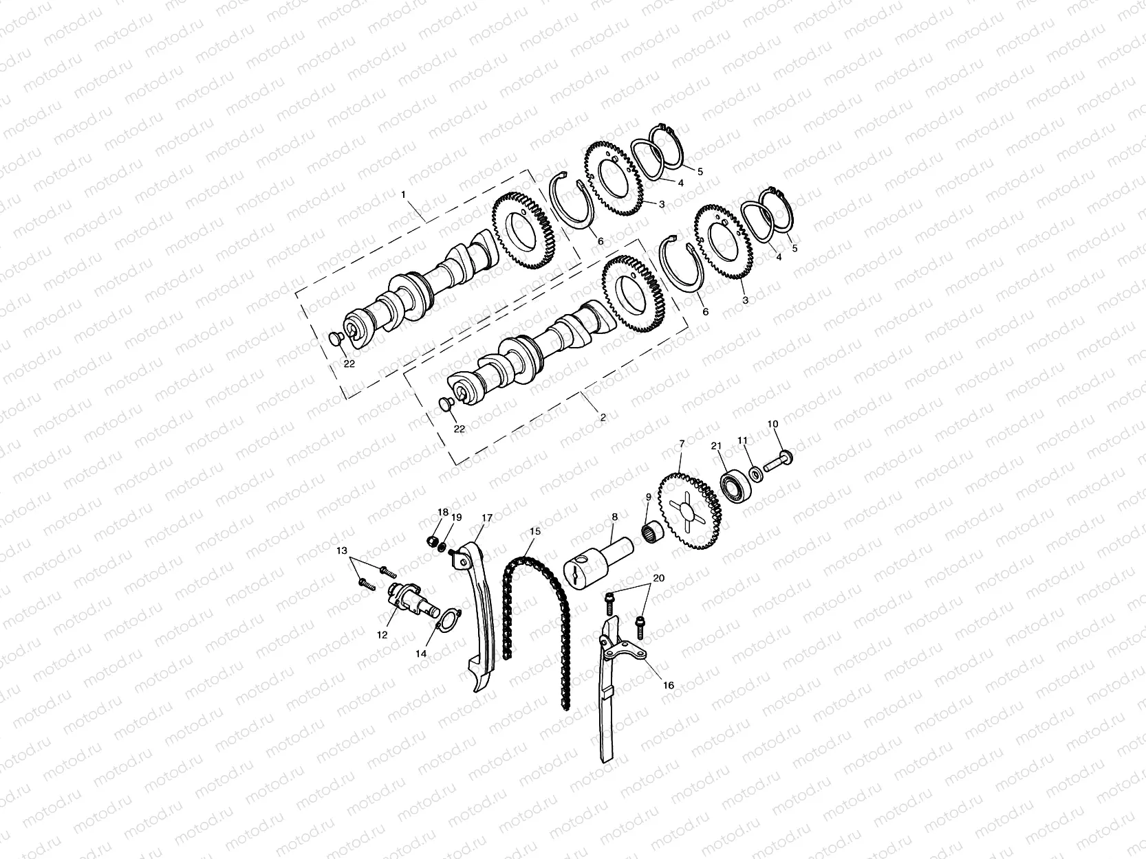 Camshaft & Camshaft Drive 186917