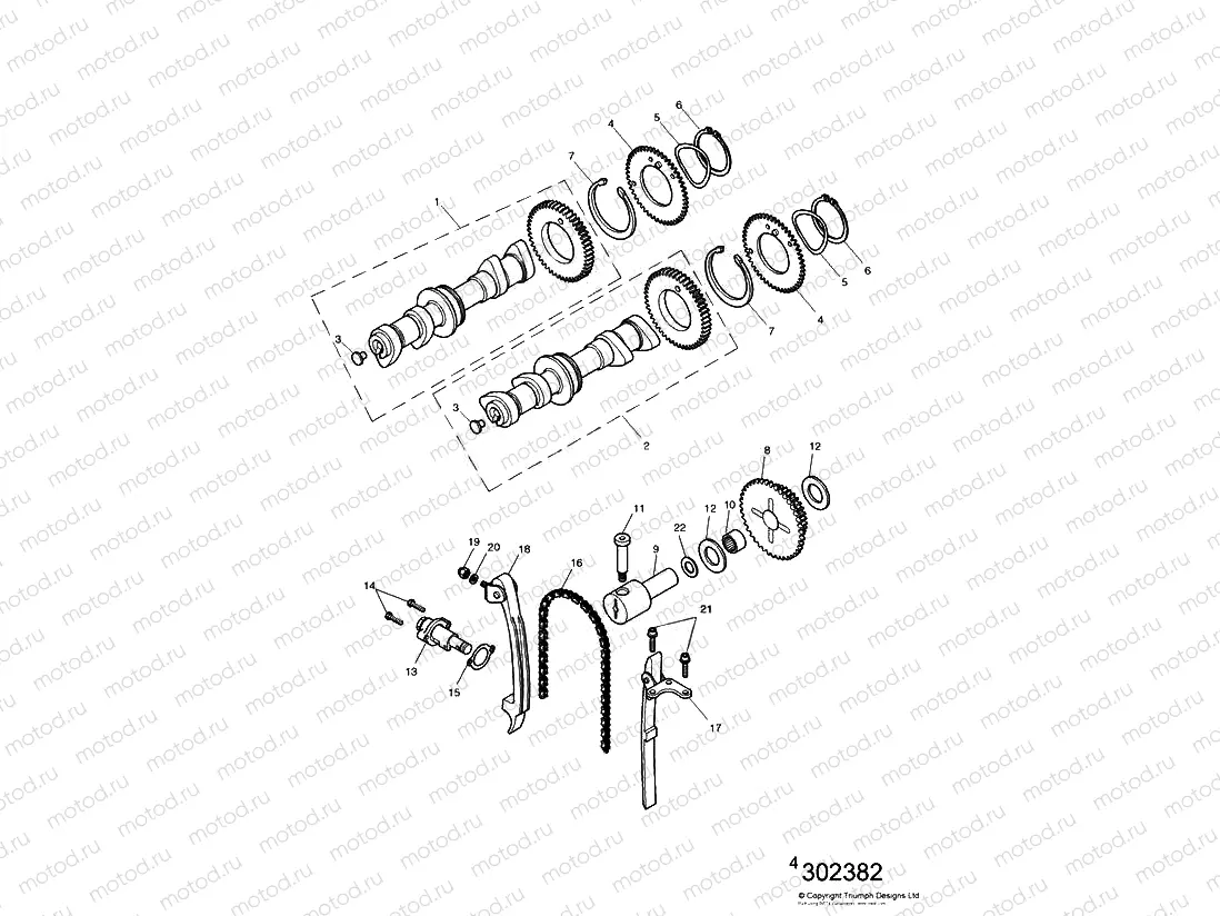 Camshaft & Camshaft Drive 186920