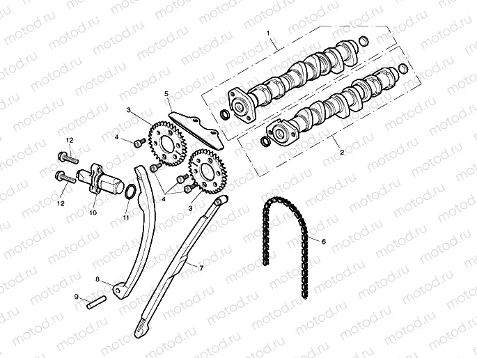 Camshaft & Drive 493832