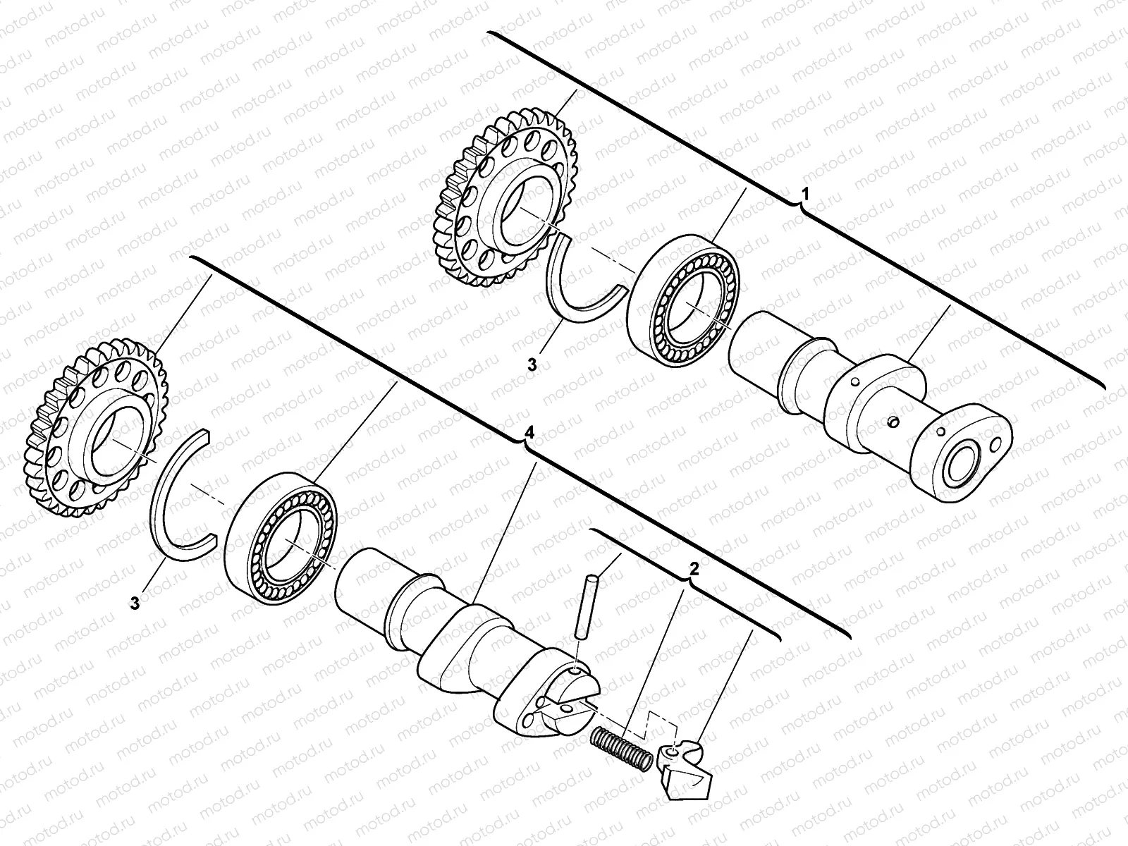 CAMSHAFT IN-EX