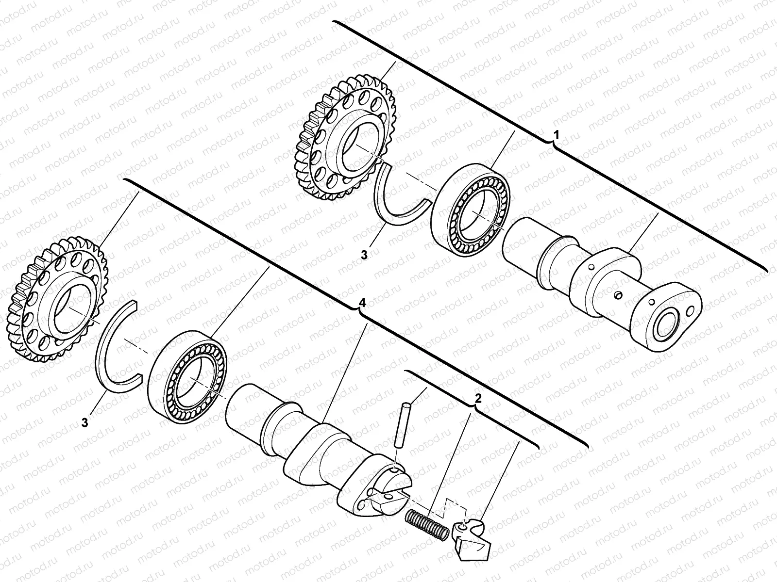 CAMSHAFT IN-EX