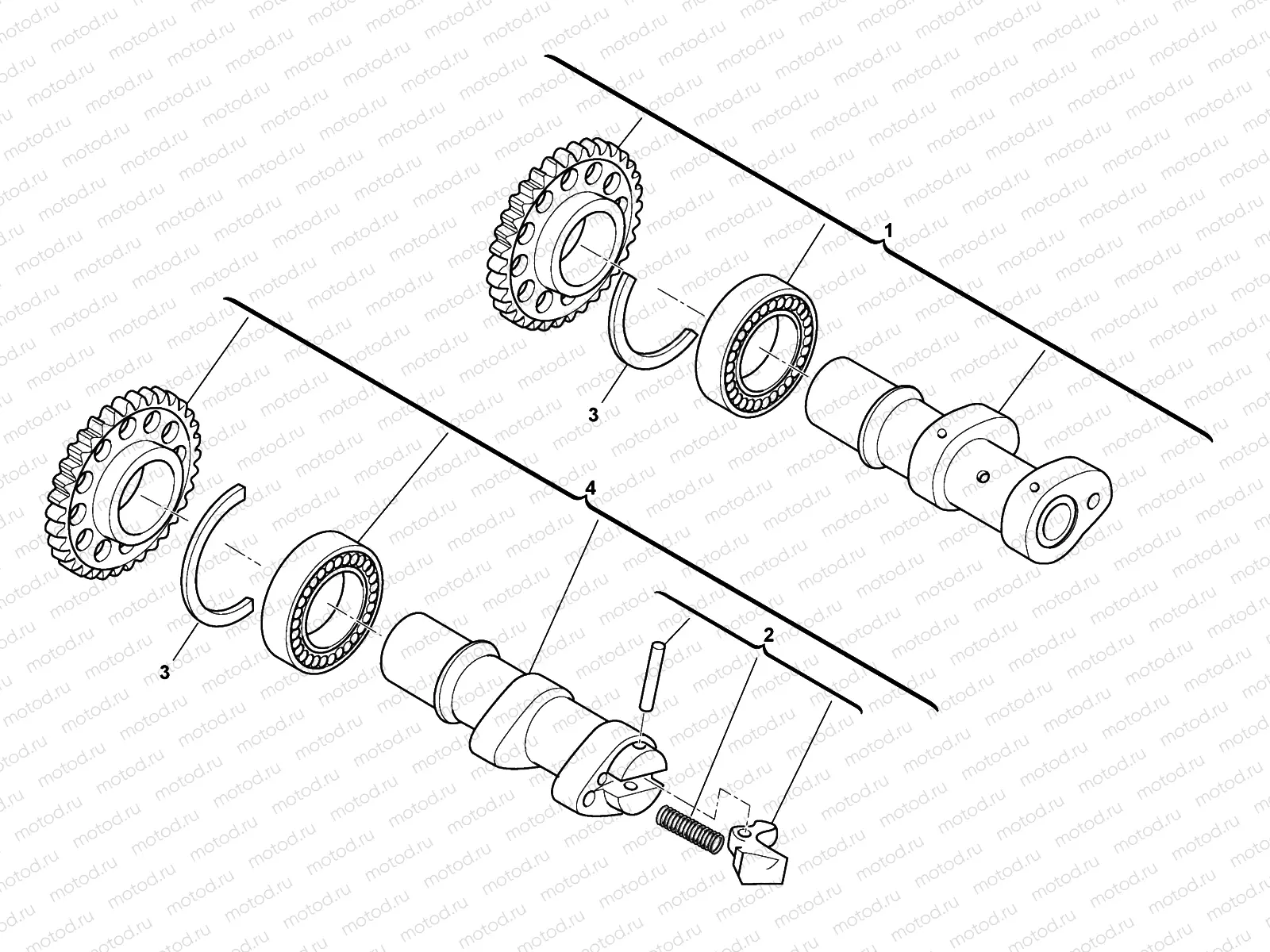 CAMSHAFT IN-EX