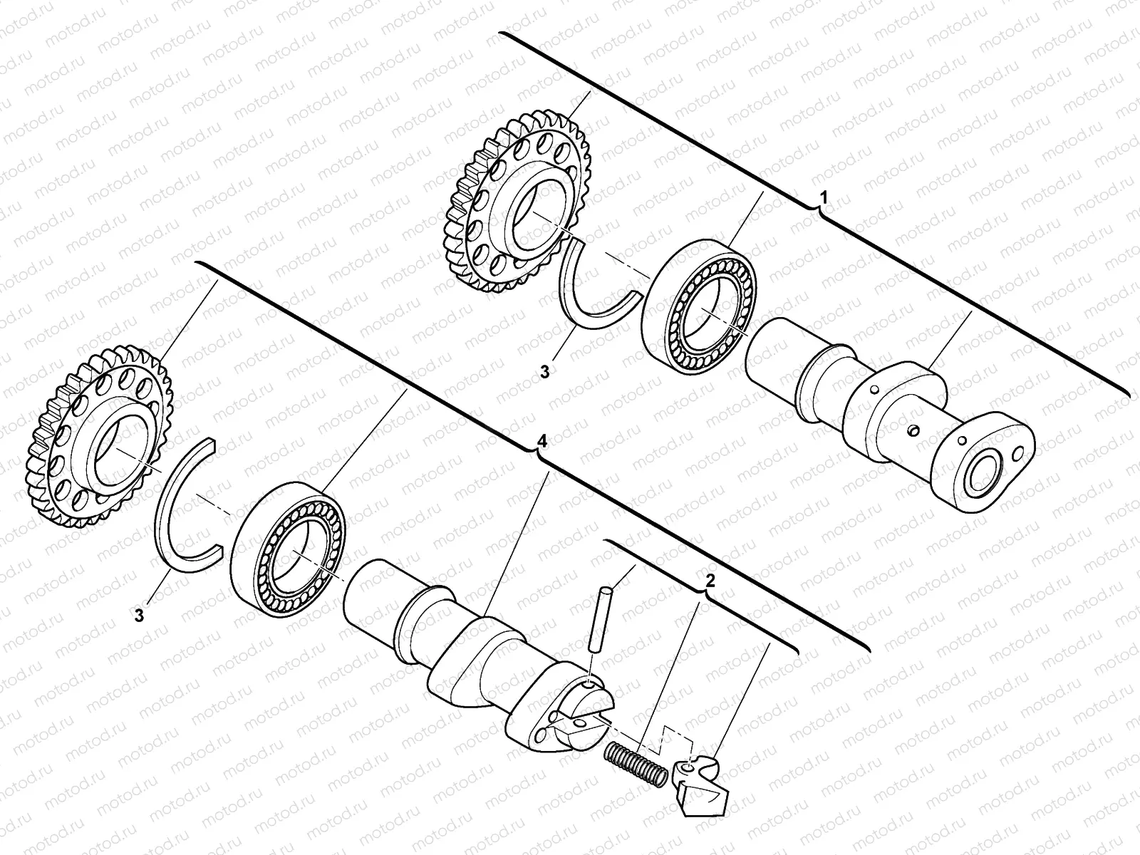 CAMSHAFT IN-EX