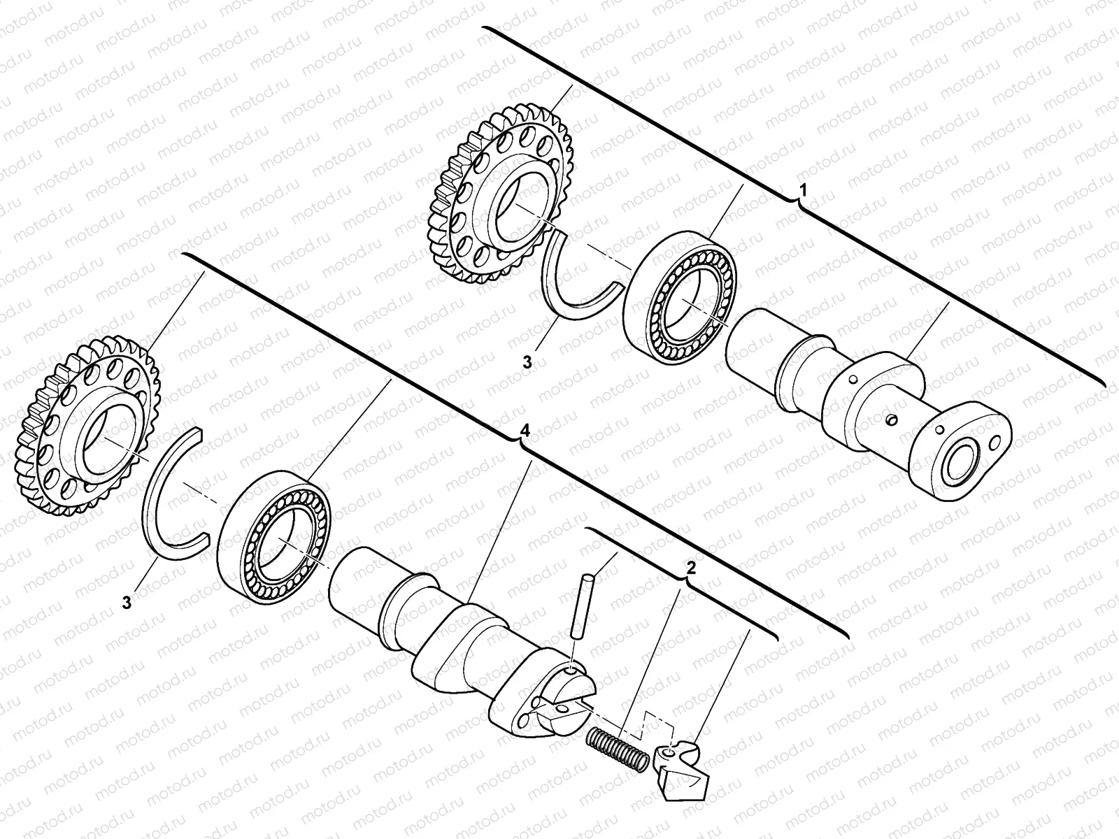 CAMSHAFT IN-EX