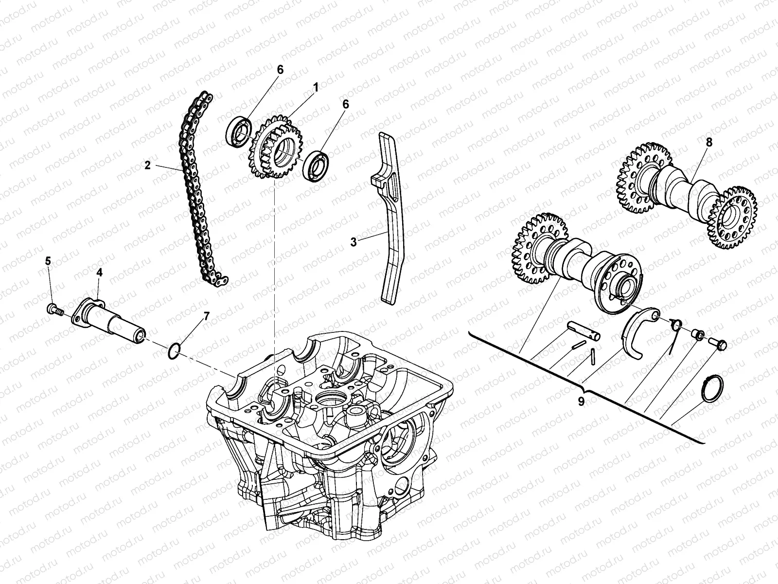CAMSHAFT IN-EX