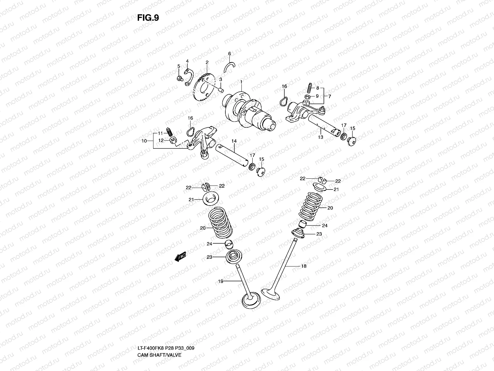 CAMSHAFT - VALVE