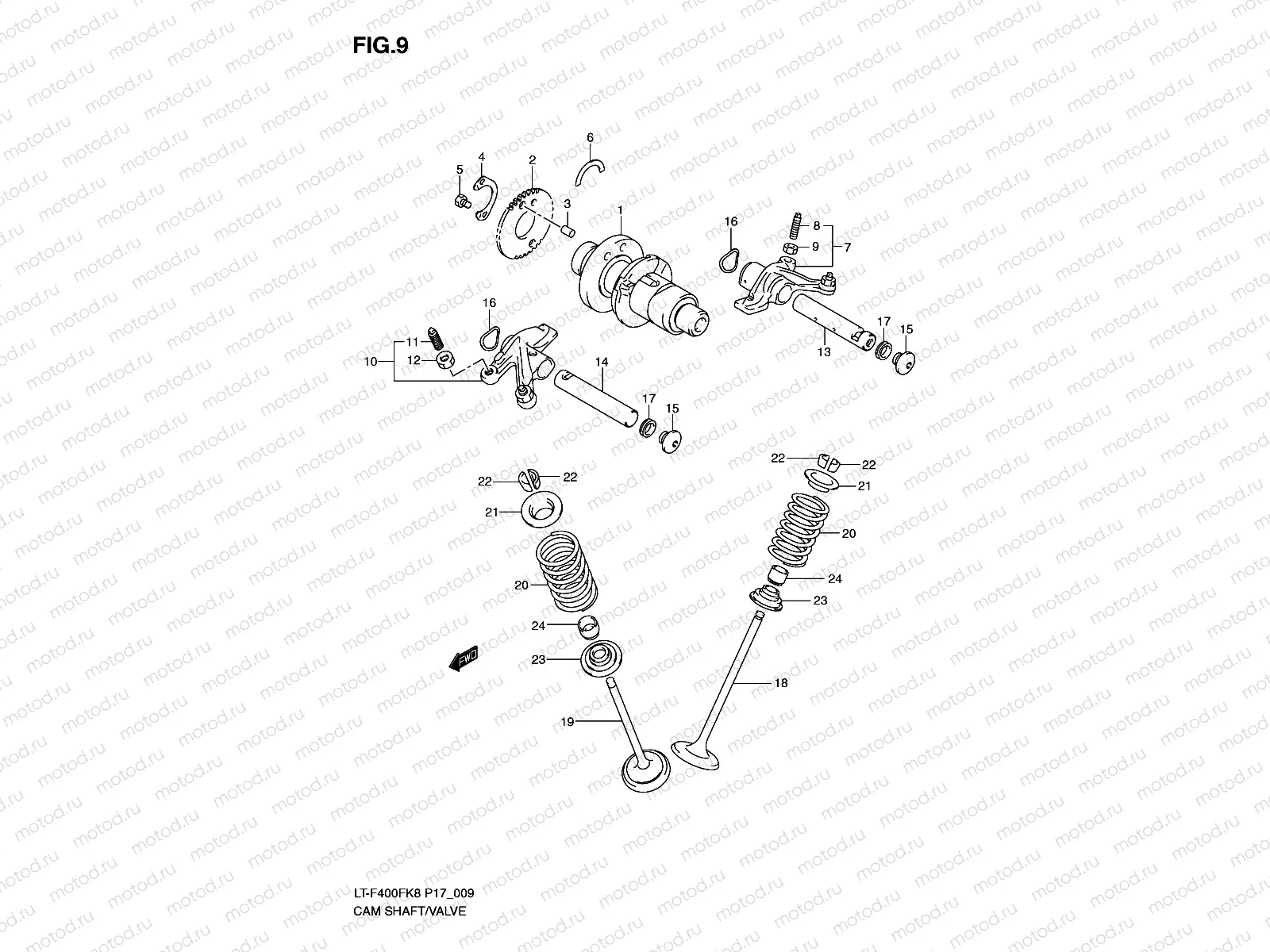 CAMSHAFT - VALVE