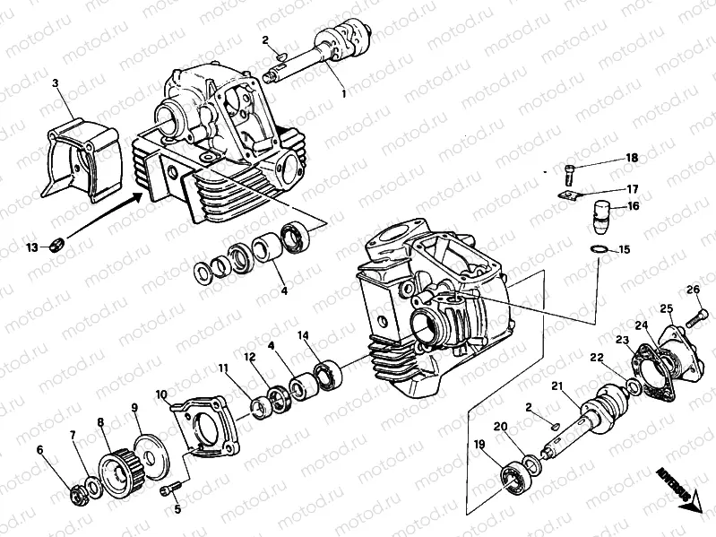 CAMSHAFT » VALVE DRIVE