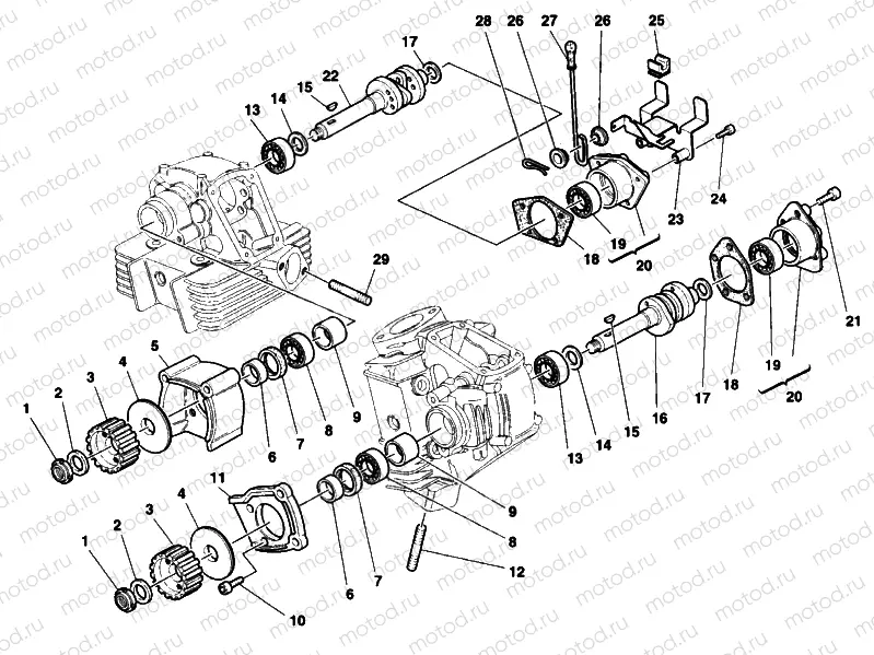 CAMSHAFT » VALVE DRIVE