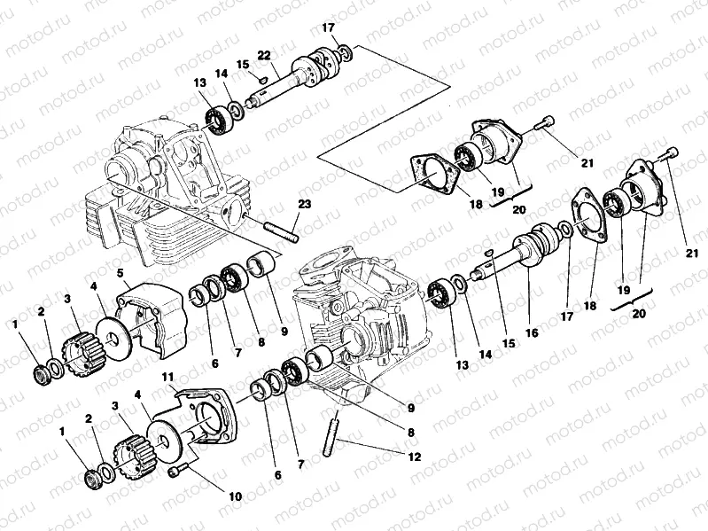 CAMSHAFT » VALVE DRIVE