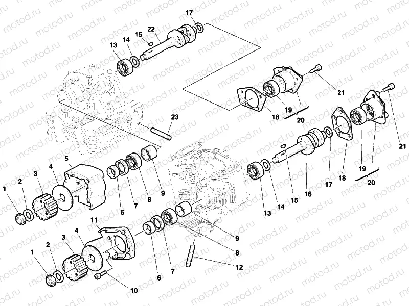 CAMSHAFT » VALVE DRIVE