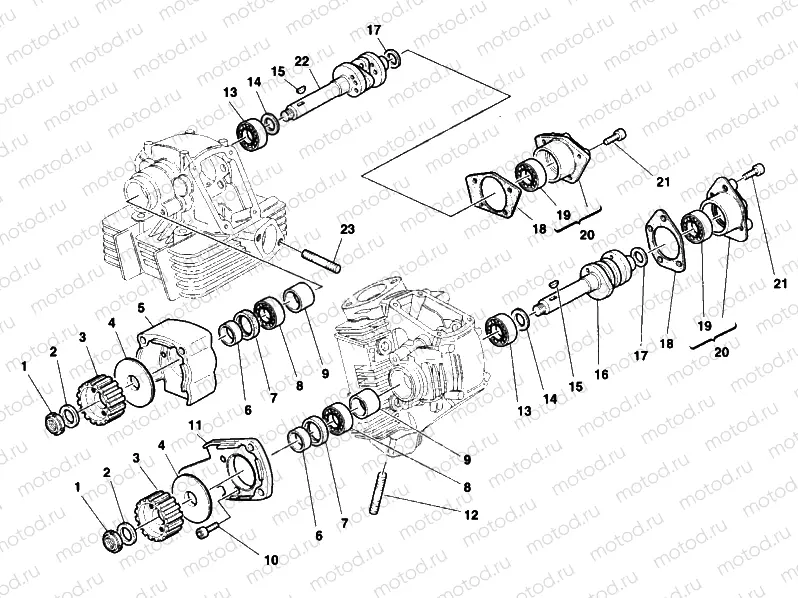 CAMSHAFT » VALVE DRIVE