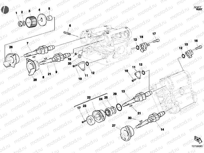 CAMSHAFT » VALVE DRIVE