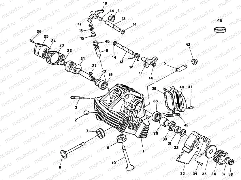 CAMSHAFT » VALVE DRIVE