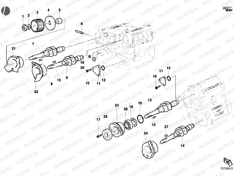 CAMSHAFT » VALVE DRIVE