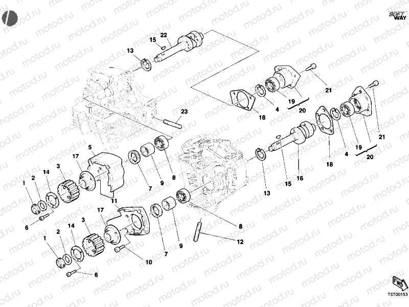 CAMSHAFT » VALVE DRIVE