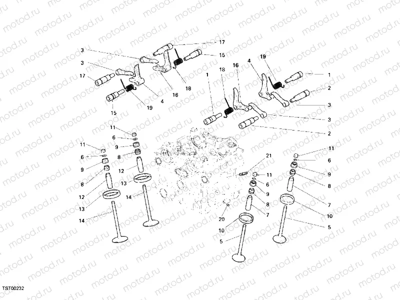 CAMSHAFT » VALVE DRIVE