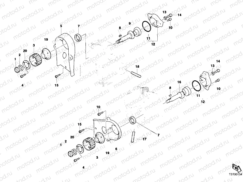 CAMSHAFT » VALVE DRIVE