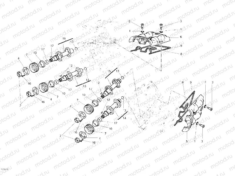 CAMSHAFT » VALVE DRIVE