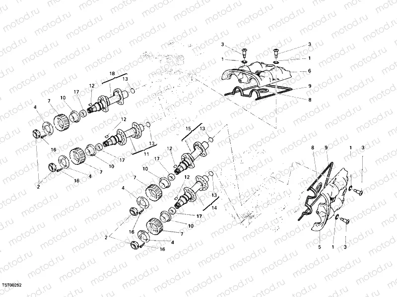 CAMSHAFT » VALVE DRIVE