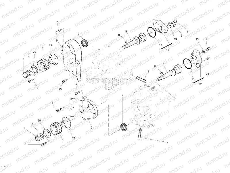 CAMSHAFT » VALVE DRIVE