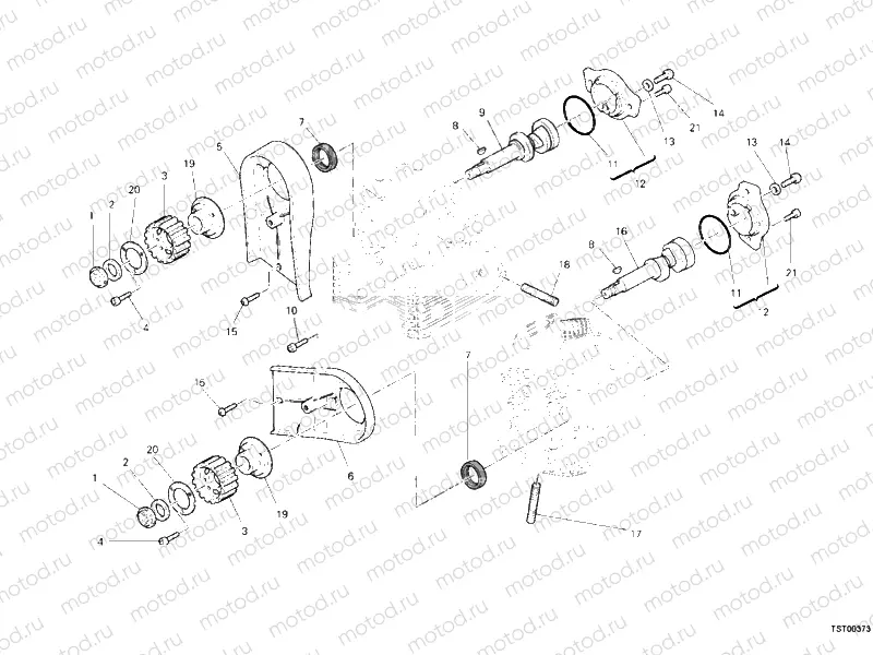 CAMSHAFT » VALVE DRIVE