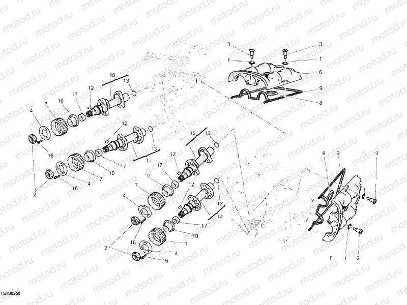 CAMSHAFT » VALVE DRIVE