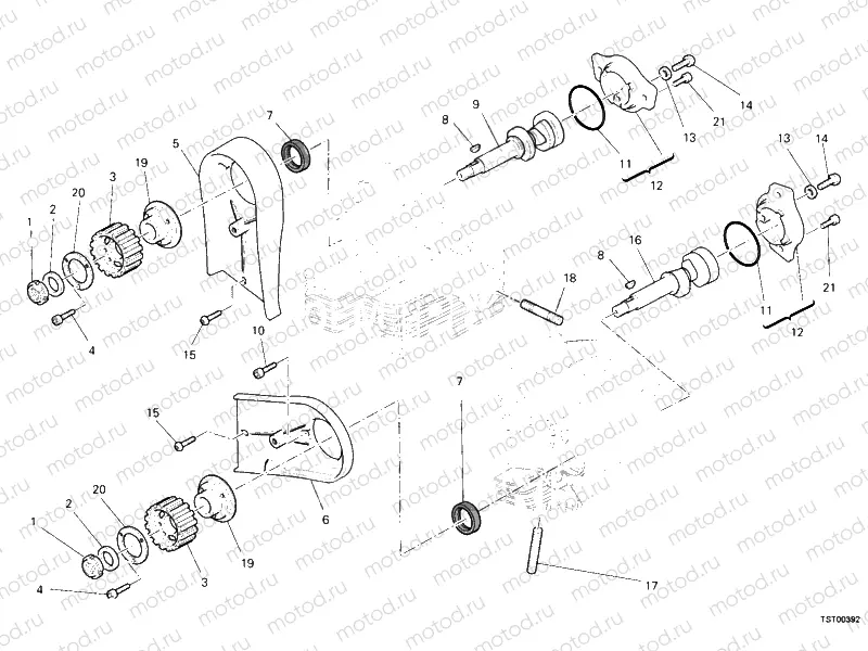 CAMSHAFT » VALVE DRIVE