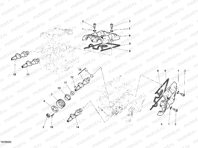 CAMSHAFT » VALVE DRIVE