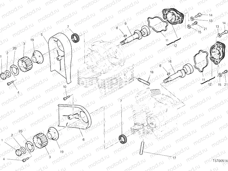 CAMSHAFT » VALVE DRIVE