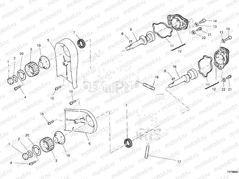 CAMSHAFT » VALVE DRIVE