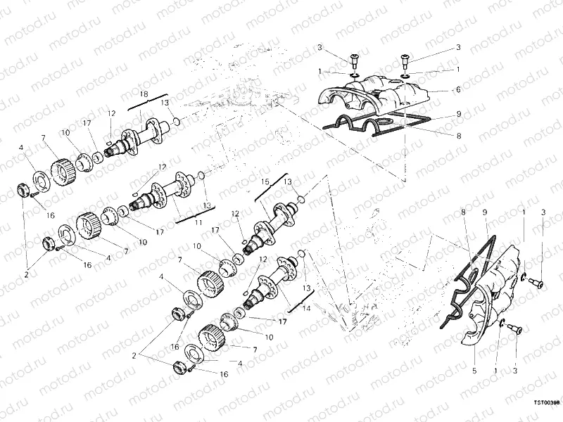 CAMSHAFT » VALVE DRIVE