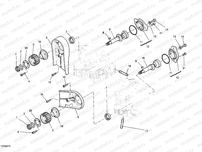 CAMSHAFT » VALVE DRIVE