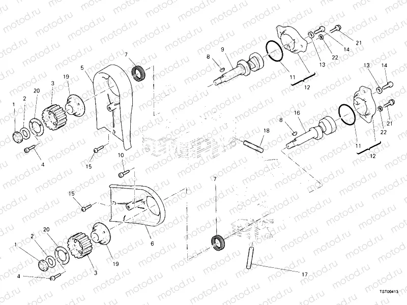 CAMSHAFT » VALVE DRIVE