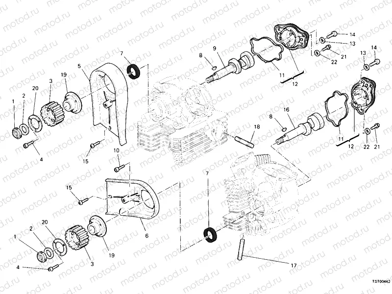 CAMSHAFT » VALVE DRIVE