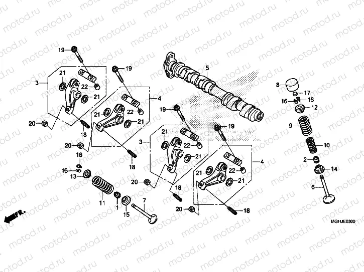 CAMSHAFT / VALVE (FRONT)
