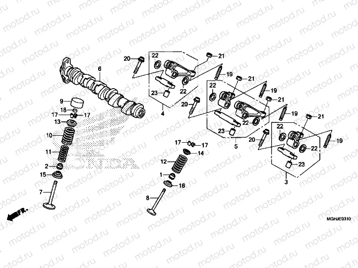 CAMSHAFT / VALVE (REAR)