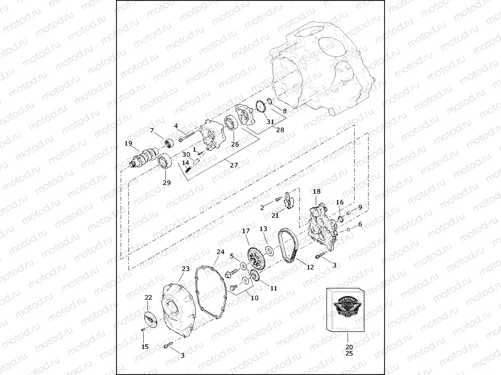 CAMSHAFTS AND CAMSHAFT COVER