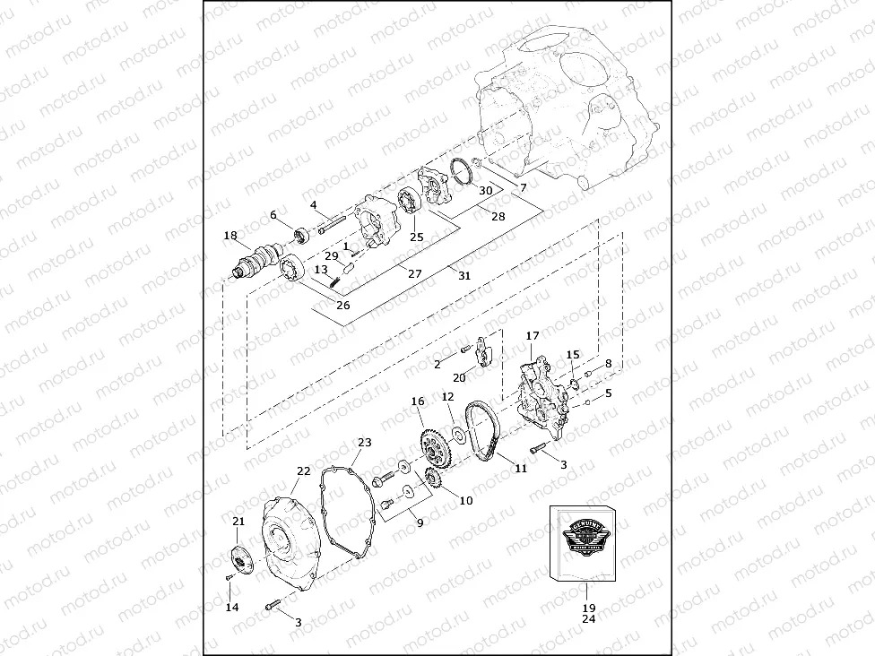 CAMSHAFTS AND CAMSHAFT COVER