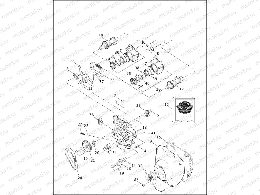 CAMSHAFTS & CAM COVER - TWIN CAM 88â¢ (2 OF 2)