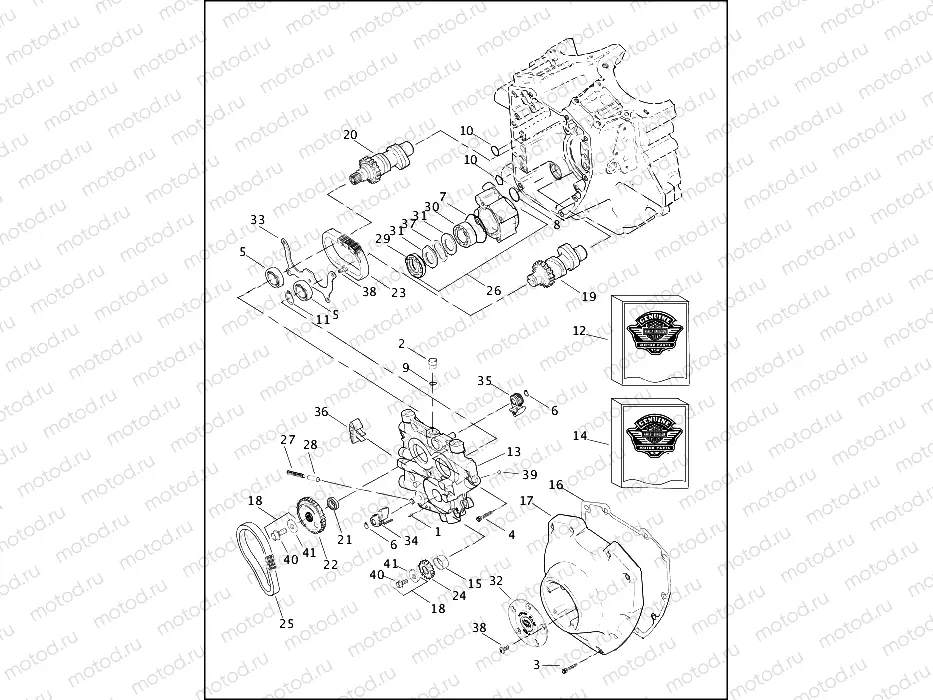 CAMSHAFTS & CAM COVER - TWIN CAM 88â¢