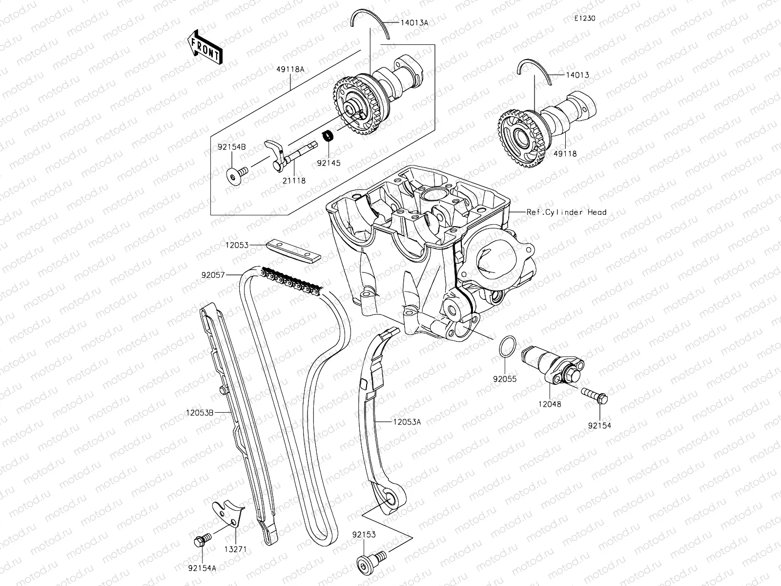 Camshafts & Tensioner