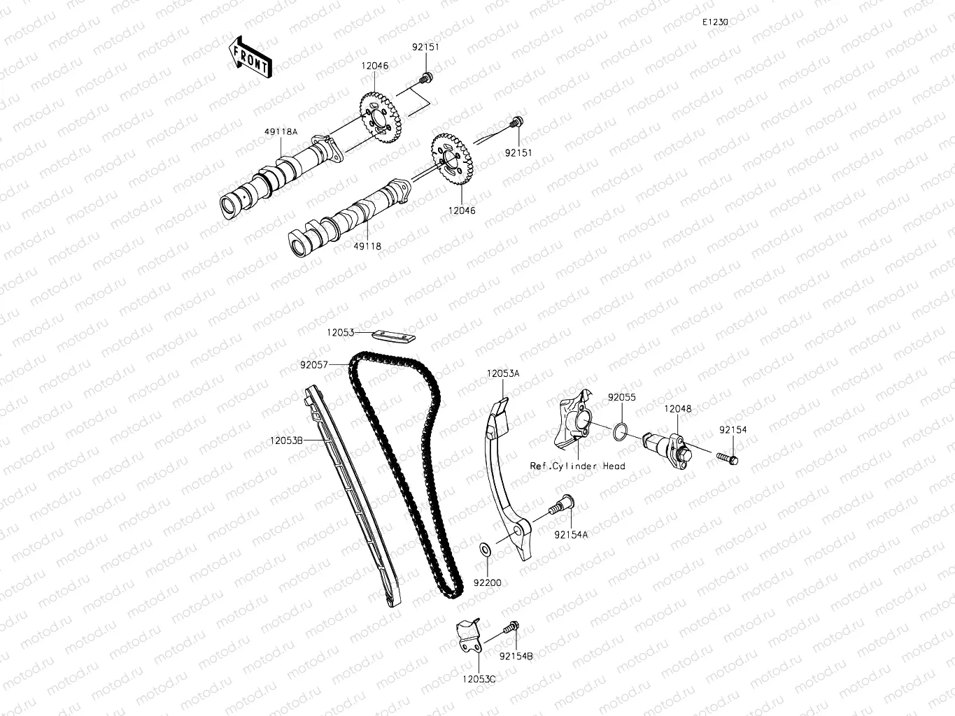 Camshafts & Tensioner