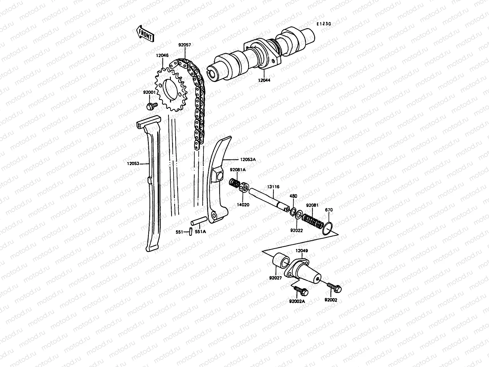 Camshaft(s)/Tensioner